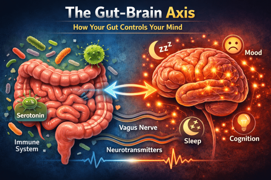 Solidhealthinfo.com The gut brain connection illustrated vividly