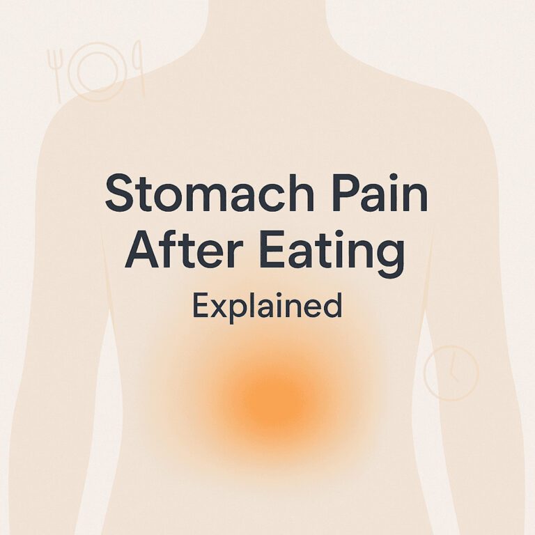 Stomach Pain After Eating Explained