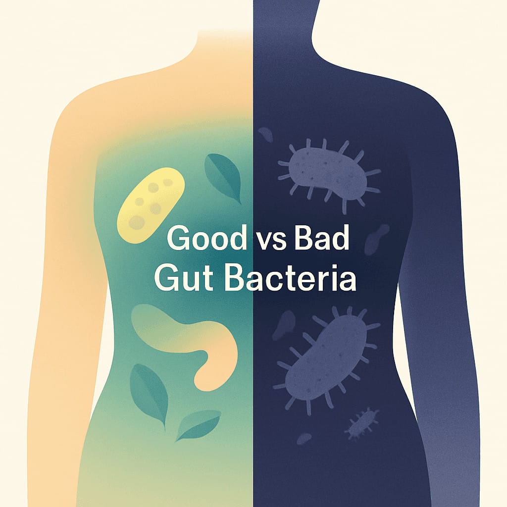 Good vs Bad Gut Bacteria