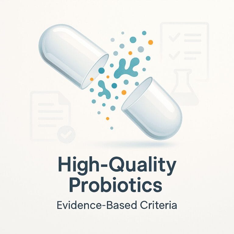 High Quality Probiotics: Our Evidence-Based Selection Criteria