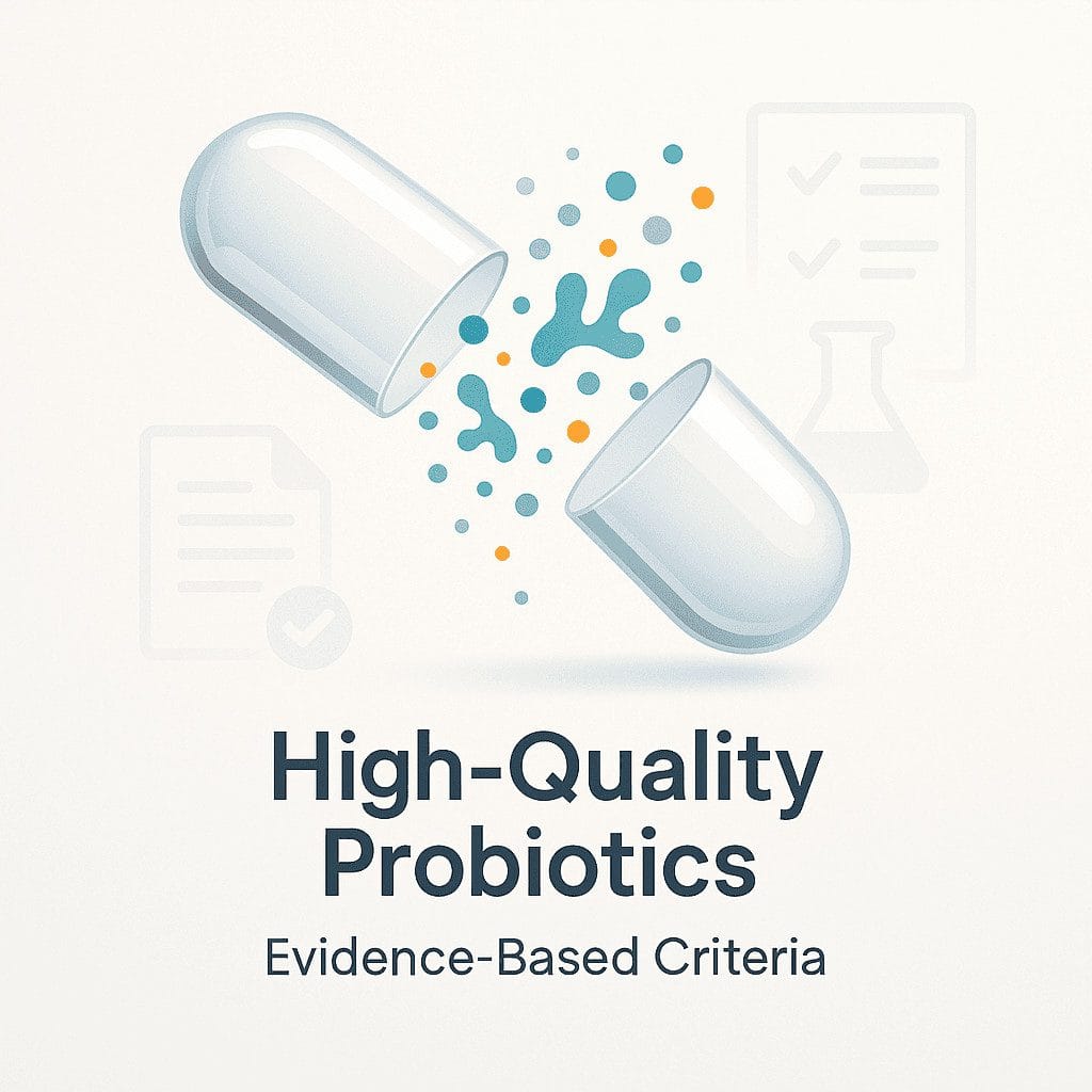 High Quality Probiotics: Our Evidence-Based Selection Criteria High Quality Probiotics: Our Evidence-Based Selection Criteria